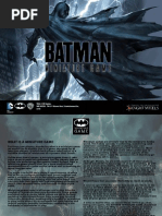 Batman Miniatures Game Rulebook