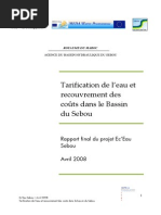 Rapport_Tarification Et Recouvrement Des Coûts