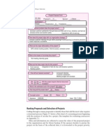 Figure 2.4A: A Proposal Form For An Automatic Vehicular Tracking (AVL) Public Transportation Project