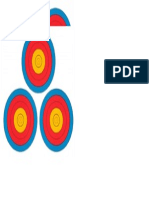 Target 27 - X6 - Practise Targets (A3) - 20m-40m