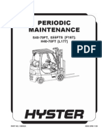 Manutencao Hyster H40 70FT, Maintenance Hyster H40 70FT