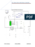 Chopper Fed DC Motor Drive Fuzzy Controller Simulation Diagram Results