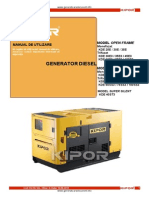 Manual Generator Curent Kipor KDE 30SS3