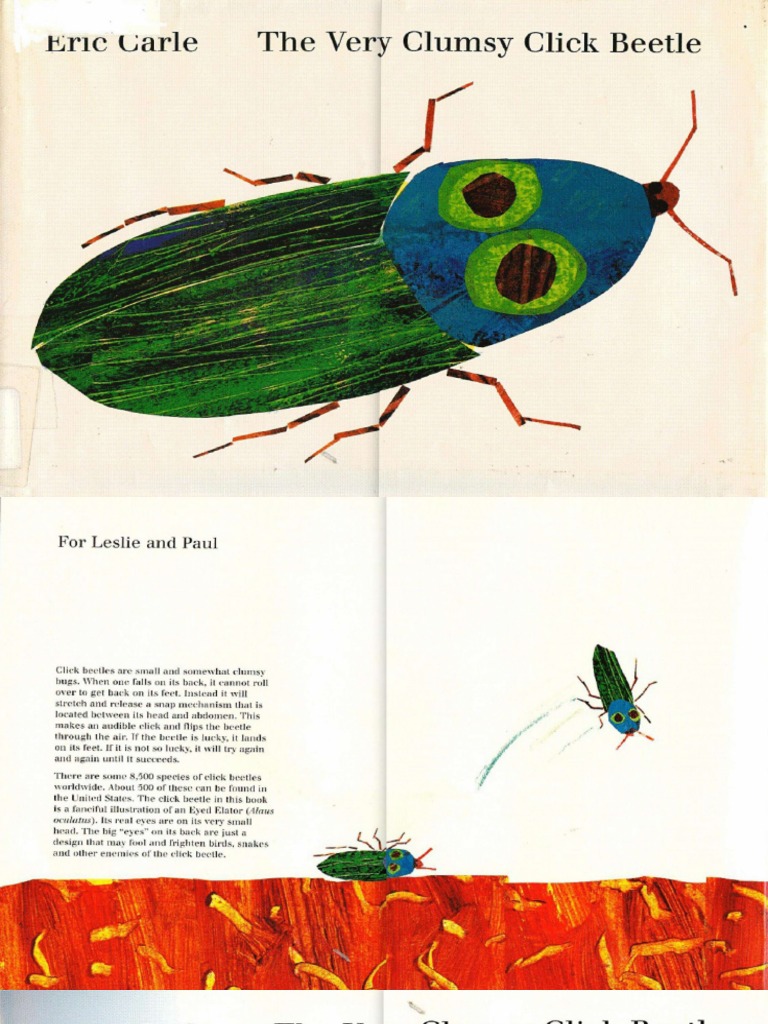 エリックカール 直筆The Very Clumsy Click Beetle The Very Clumsy Click Beetle (Eric Carle's Very Series