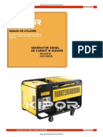 Manual Generator Curent Kipor KDE 280EW