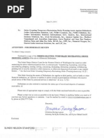 Order Of Contempt And Order For Issuance Of Civil Bench Warrant