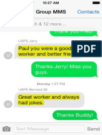 Group MMS: Paul You Were A Good Worker and Better Friend