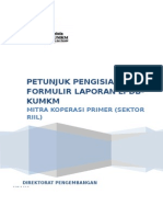 Tata Cara Pengisian Form Laporan Koperasi Sektor Riil