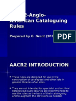 Aacr2 Rules