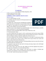 Short Title, Extent and Application:-: Oil Mines Regulations, 1984 Chapter-1 Preliminary