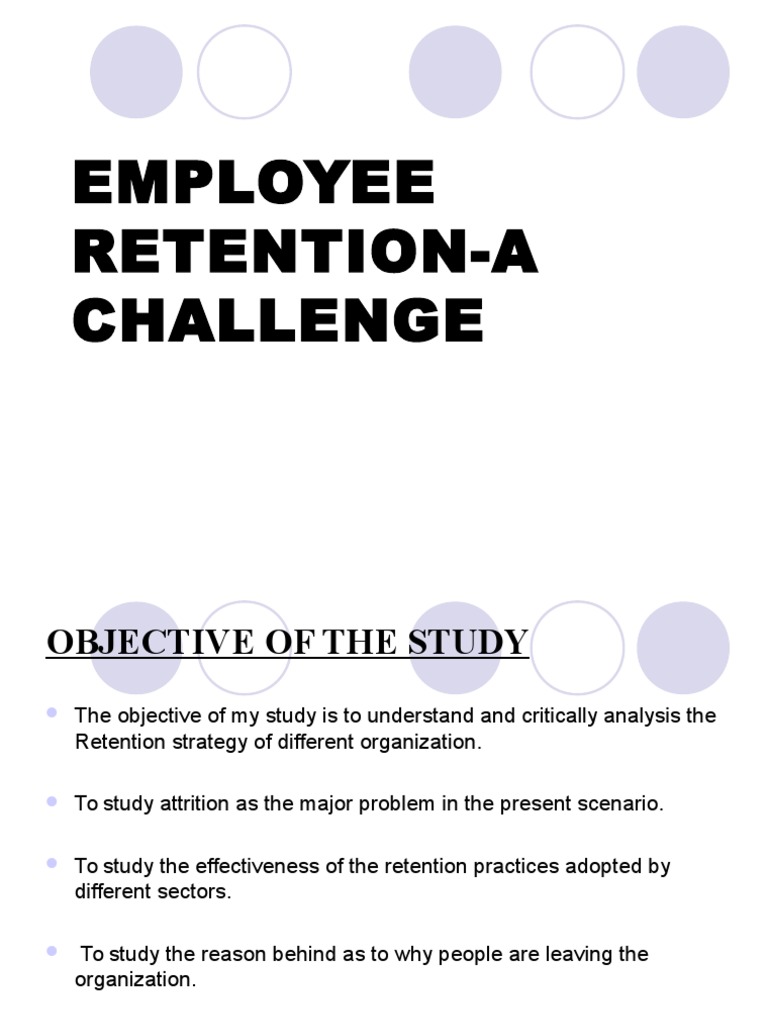 Priya PPT - Employee Retention | PDF | Employee Retention | Job 