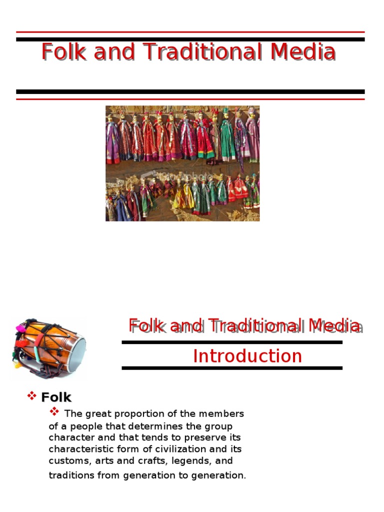 Folk & Traditional Media PDF Folklore Puppetry