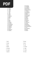 Abecedario de Animales en Español | PDF | Organismos | Naturaleza