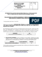 Informe de Evaluación