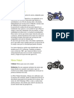 Tipos de Motocicletas