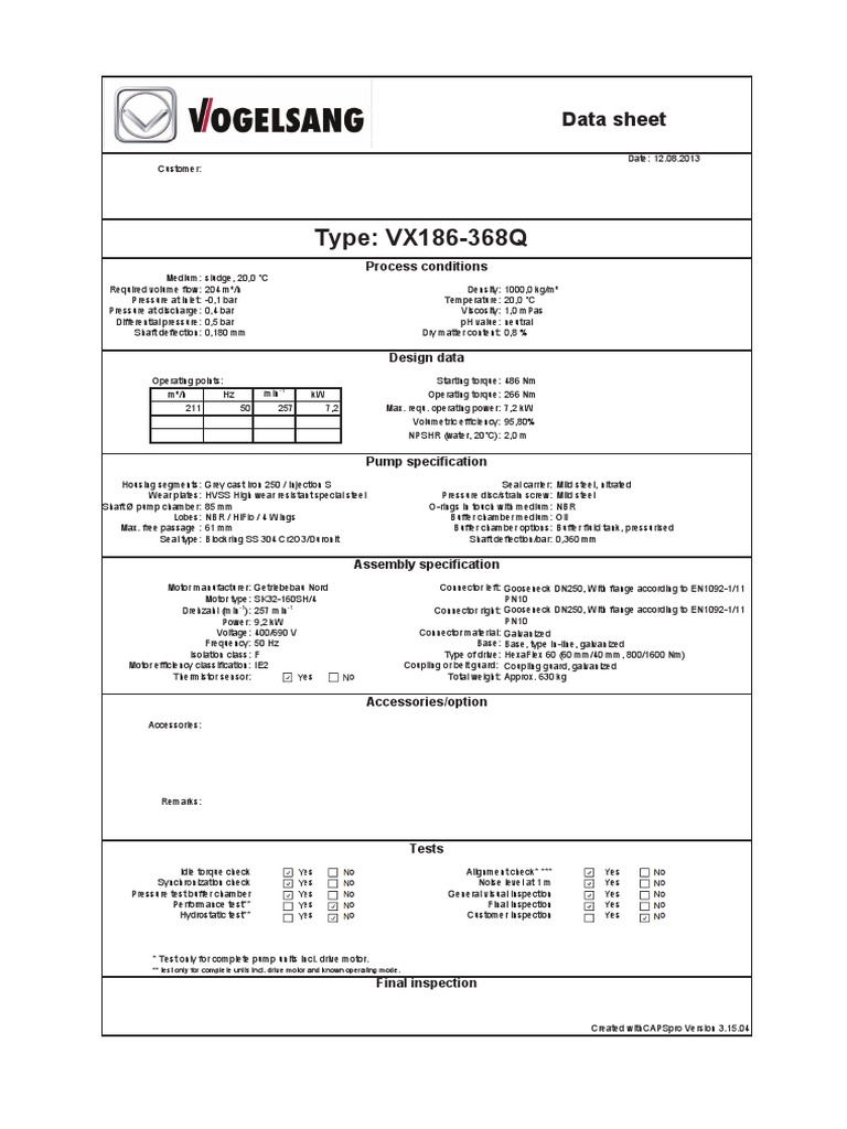 Pump Specification Pressure Measurement Pump Free 30day Trial