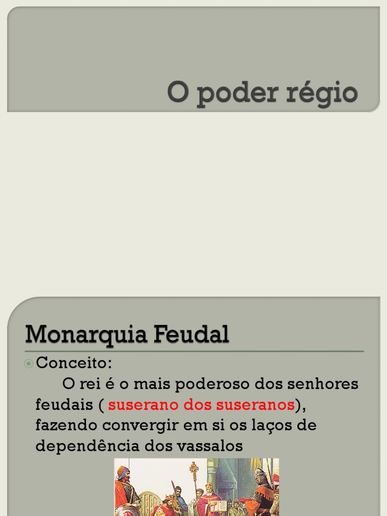 O Poder Régio PDF | PDF | Monarquia