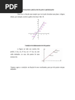 Estudando a Reta No Plano Cartesiano