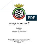 Licenca Federativa e Manual Exame Aptidao Marco 2014 PDF