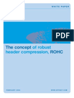 The Concept Rohc: of Robust Header Compression