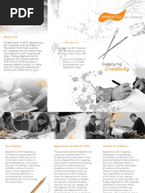 Brochure design