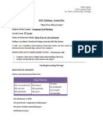 Educ 255 Kiss Lesson Plan