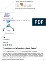 2 - Romi Satria Wahono - Penghitungan Subnetting, Siapa Takut