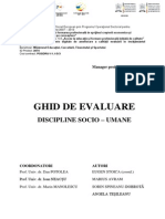 Ghid de Evaluare la Socio Umane