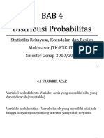 Distribusi Probabilitas 