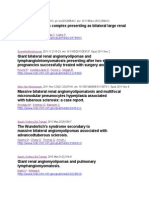 Giant Bilateral Renal AML