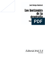 José Ortega Valcárcel - Los Horizontes de La Geografía - Teoría de La Geografía