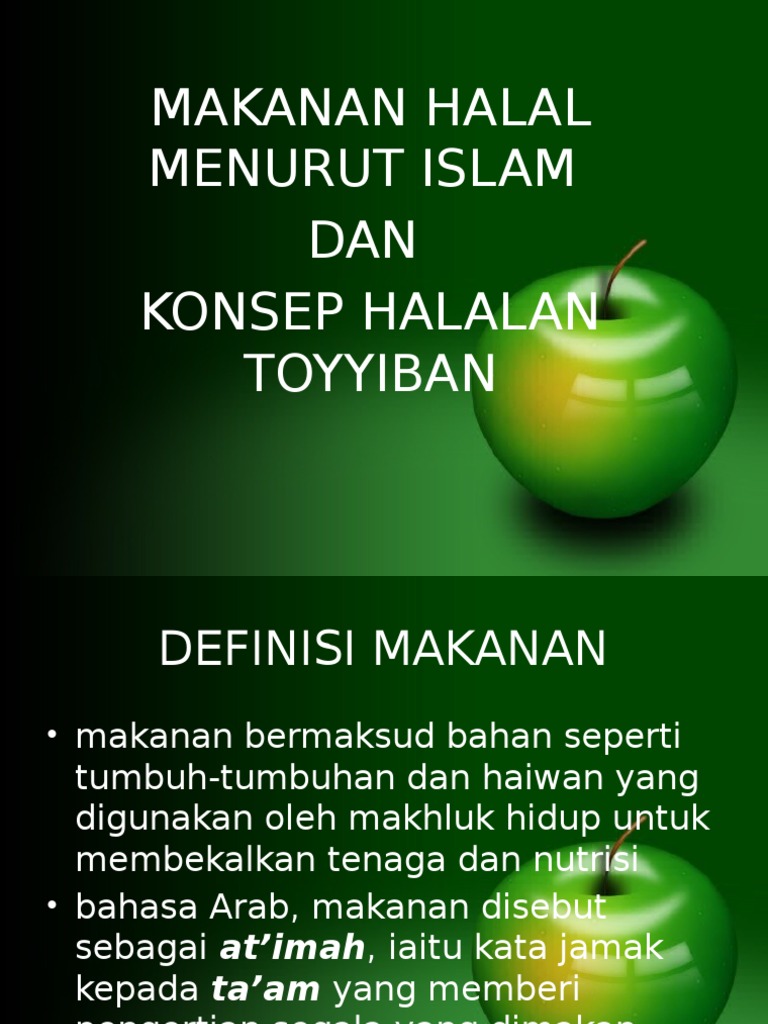 Makanan Halal Menurut Islam PDF