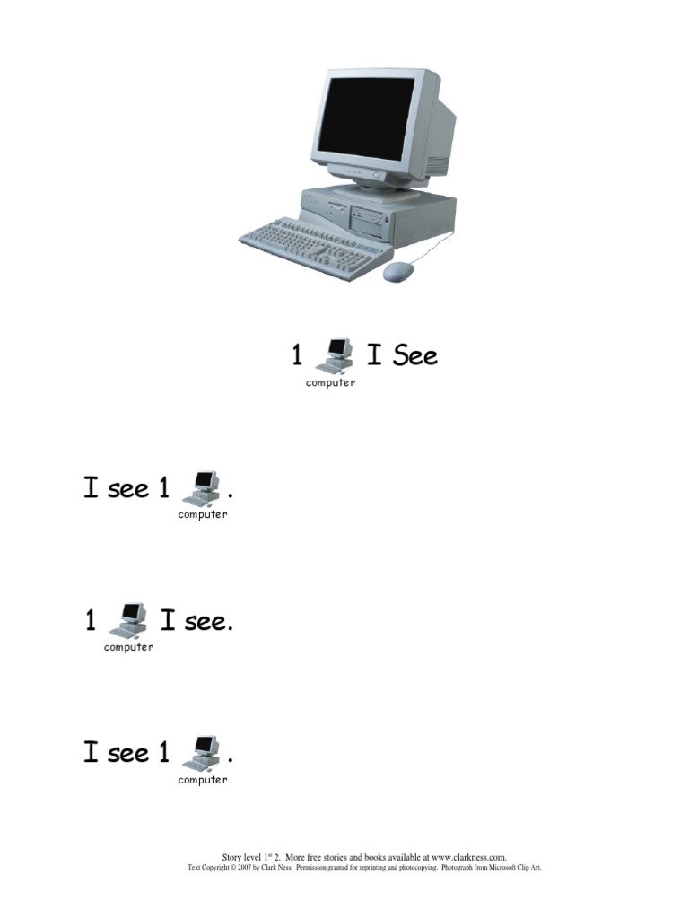 1 Computer I See - 1st | PDF