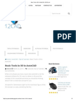 Basic Tools in 3D in AutoCAD - 12CAD