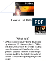 How To Use Dialux