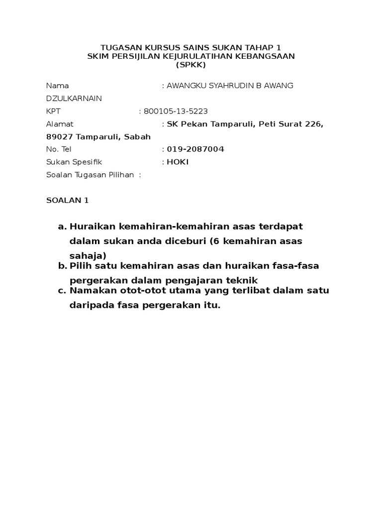 Sains Sukan Amin Pdf