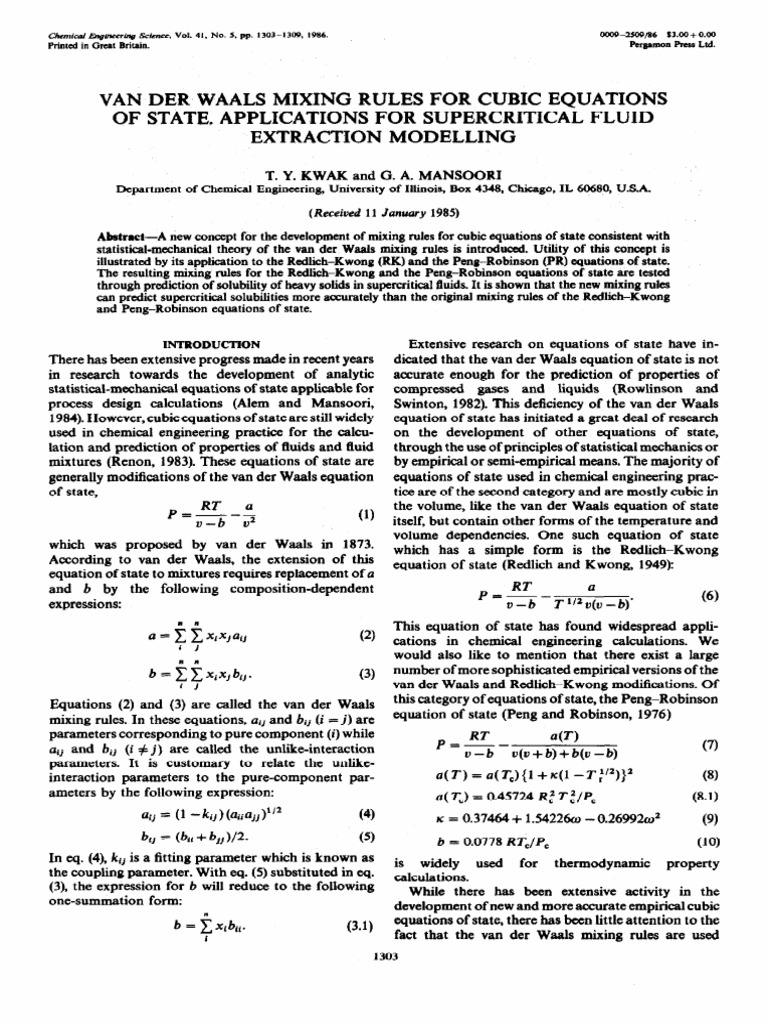 Mixing Rules | PDF | Technology & Engineering