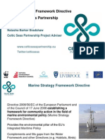 Marine Strategies Framework Directive And The  Celtic Seas Partnership