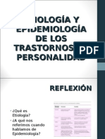 Etiología y Epidemiología de Los Trastornos