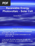 Solar Cell Photovoltaic