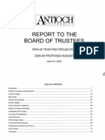 Mtioch: Report To The