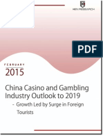Macau Casino Gambling Market Size, 2019