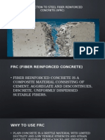 Introduction To Steel Fiber Reinforced Concrete (SFRC)