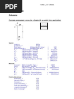 Euro-Code 4: Column