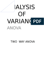 Two Way Annova