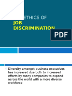 Ethics of Job Discrimination: Its Nature, Forms & Evidence
