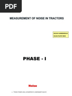 Measurement of Noise in Tractors