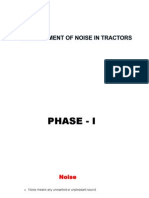 Measurement of Noise in Tractors