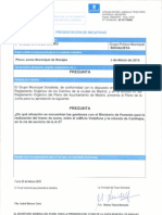 Pregunta Sobre Las Gestiones Realizadas Con El Ministerio de Fomento para Construir Una Acera Enre El Edificio Vodafone y La Rotonda de Canillejas