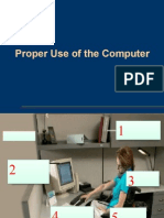 Proper Use of Computer